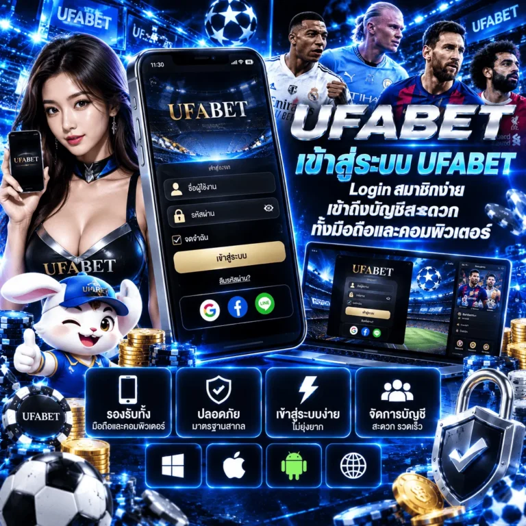 เข้าสู่ระบบ UFABET สำหรับสมาชิก Login ง่าย จัดการบัญชีสะดวกทุกอุปกรณ์