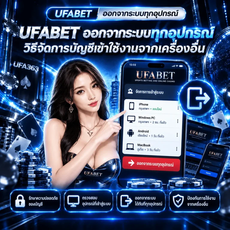 UFABET ออกจากระบบทุกอุปกรณ์ วิธีจัดการบัญชีเข้าใช้งานจากเครื่องอื่น